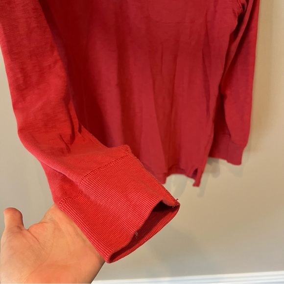 J. Crew Pullover Mens 1/4 Zip Ringspun Jersey 100% Cotton | L - Picture 3 of 10